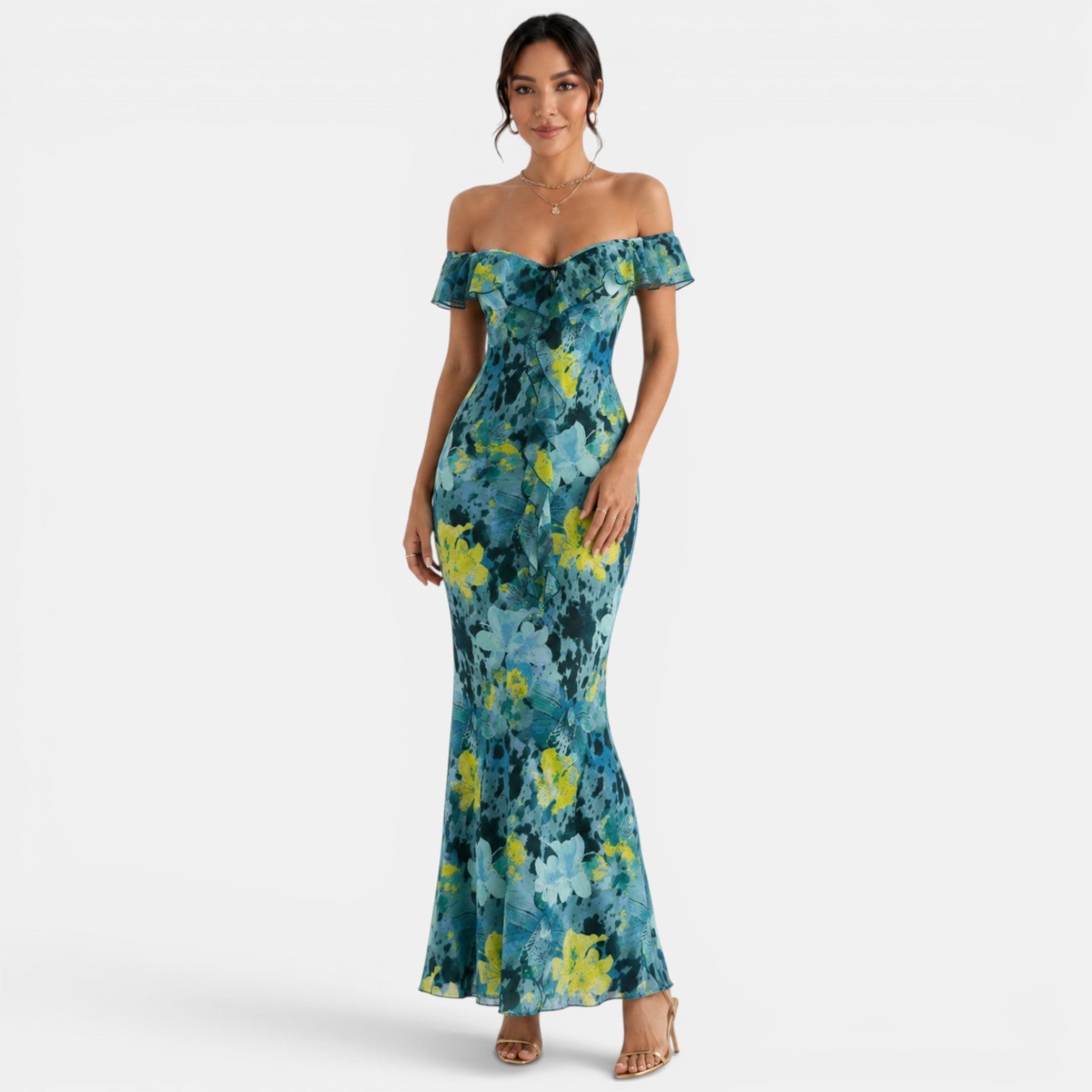 Bardot Floral Maxi Dress