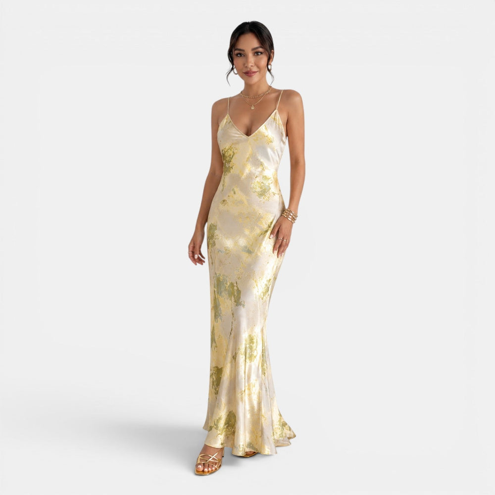 Golden Yellow Maxi Dress