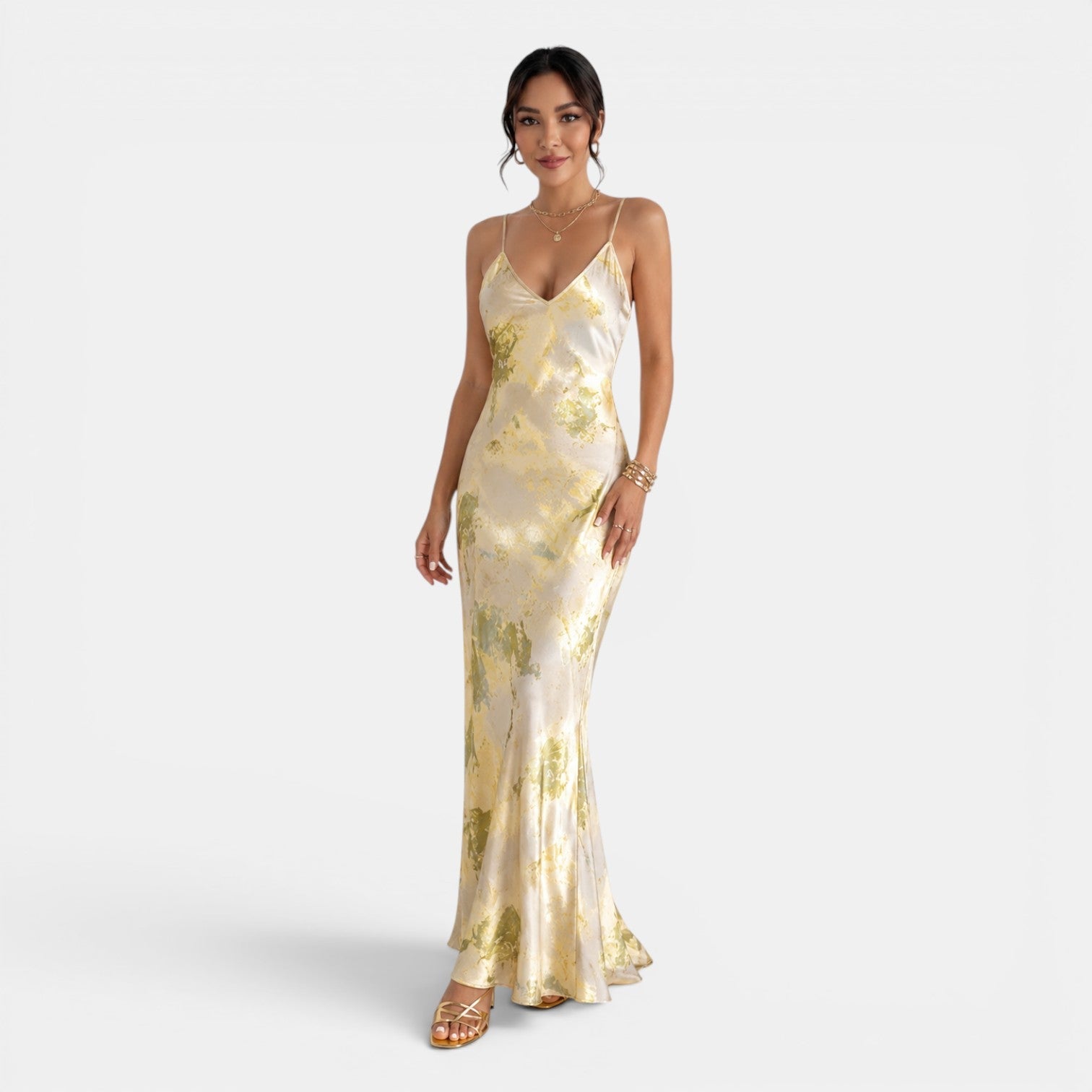 Golden Yellow Maxi Dress