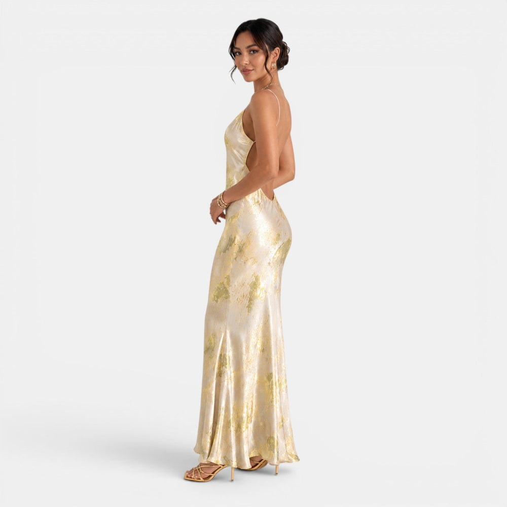 Golden Yellow Maxi Dress