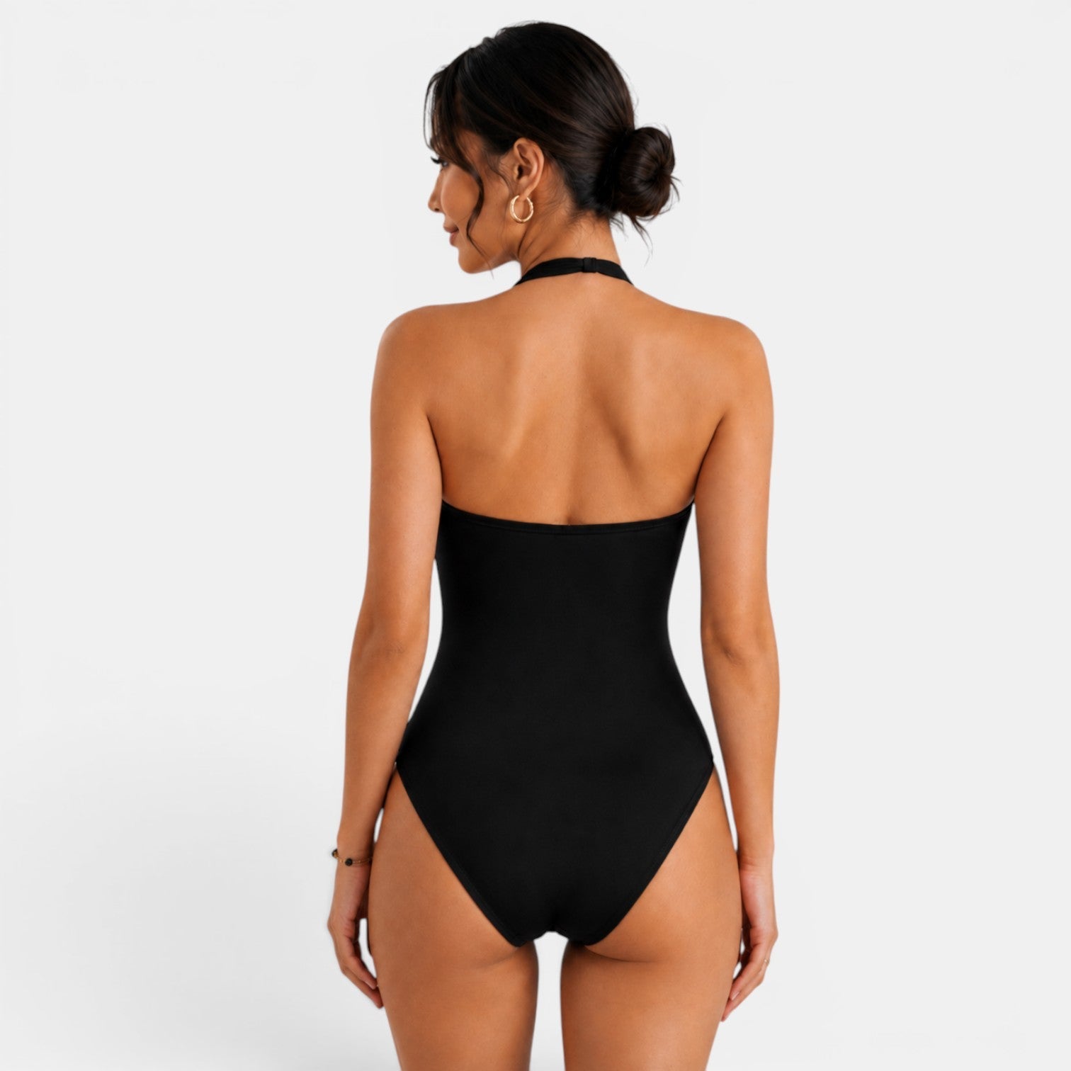 Women's Halter Mesh Swimsuit