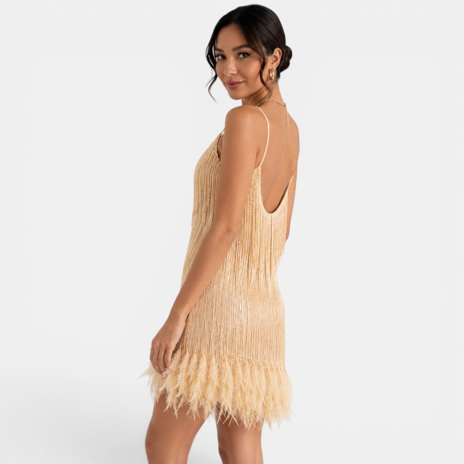 Sequined Mini Party Dress