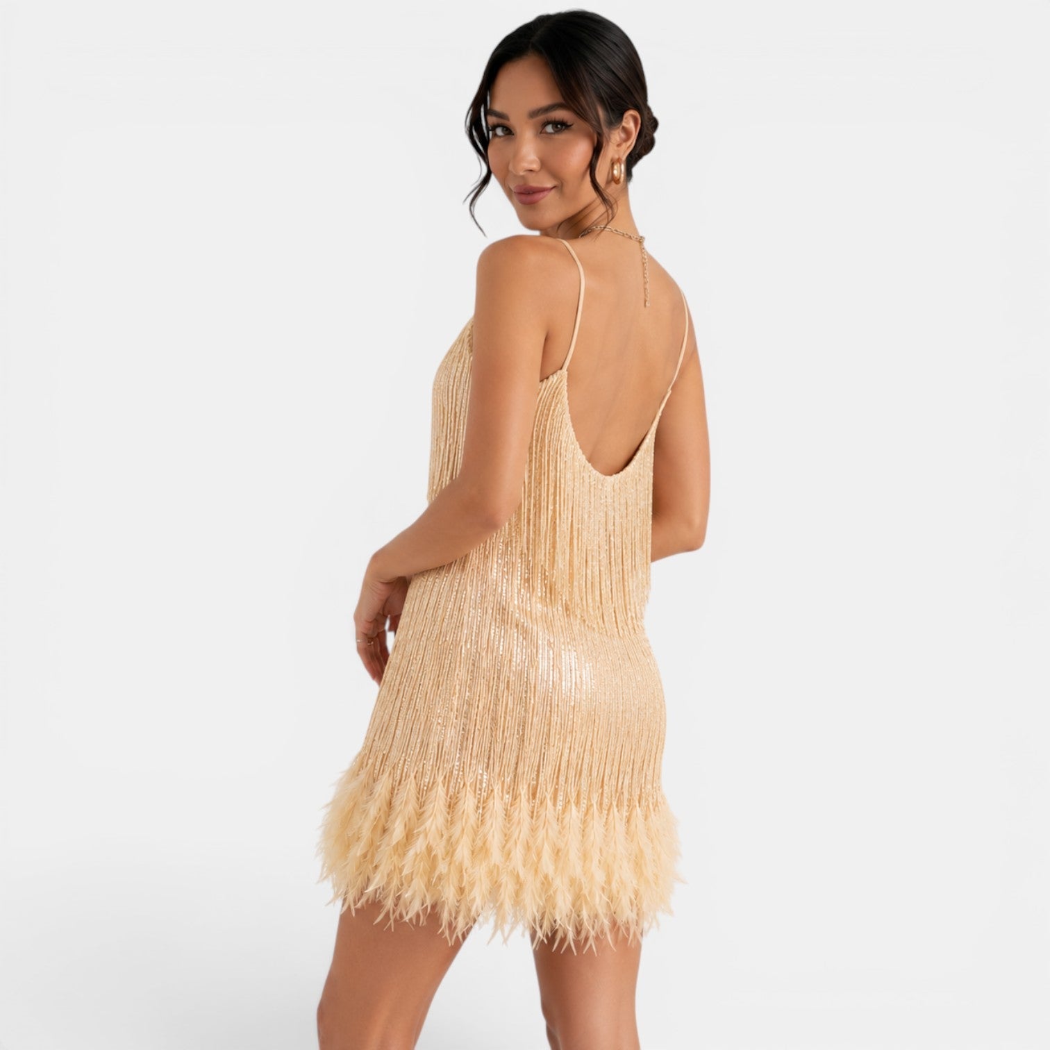 Sequined Mini Party Dress