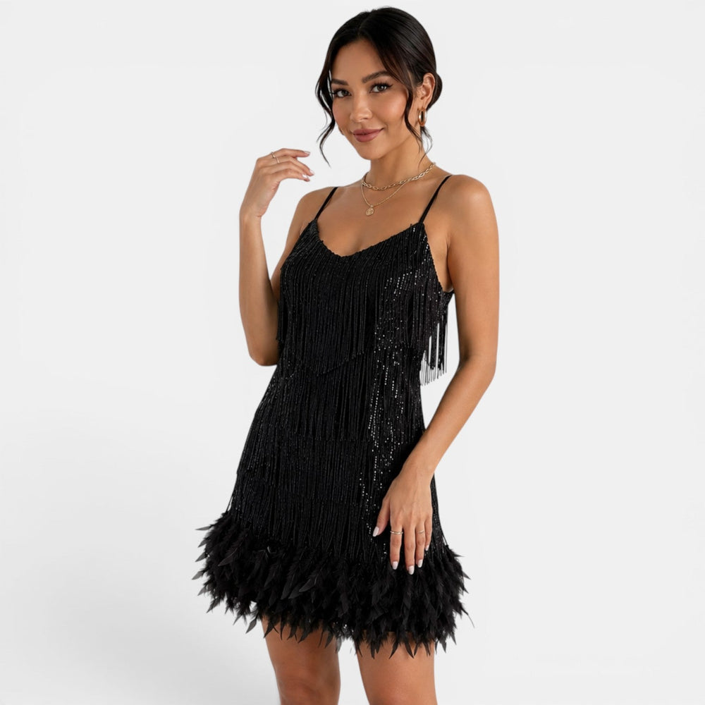 Sequined Mini Party Dress
