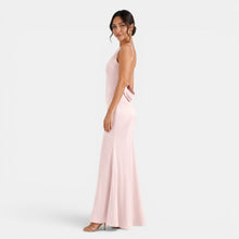 Open-Back Satin Dress