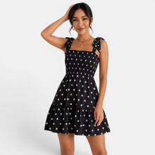 Women's Polka Dot Short Dress