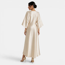 Women's Elegant Long Satin Dress