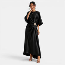 Women's Elegant Long Satin Dress