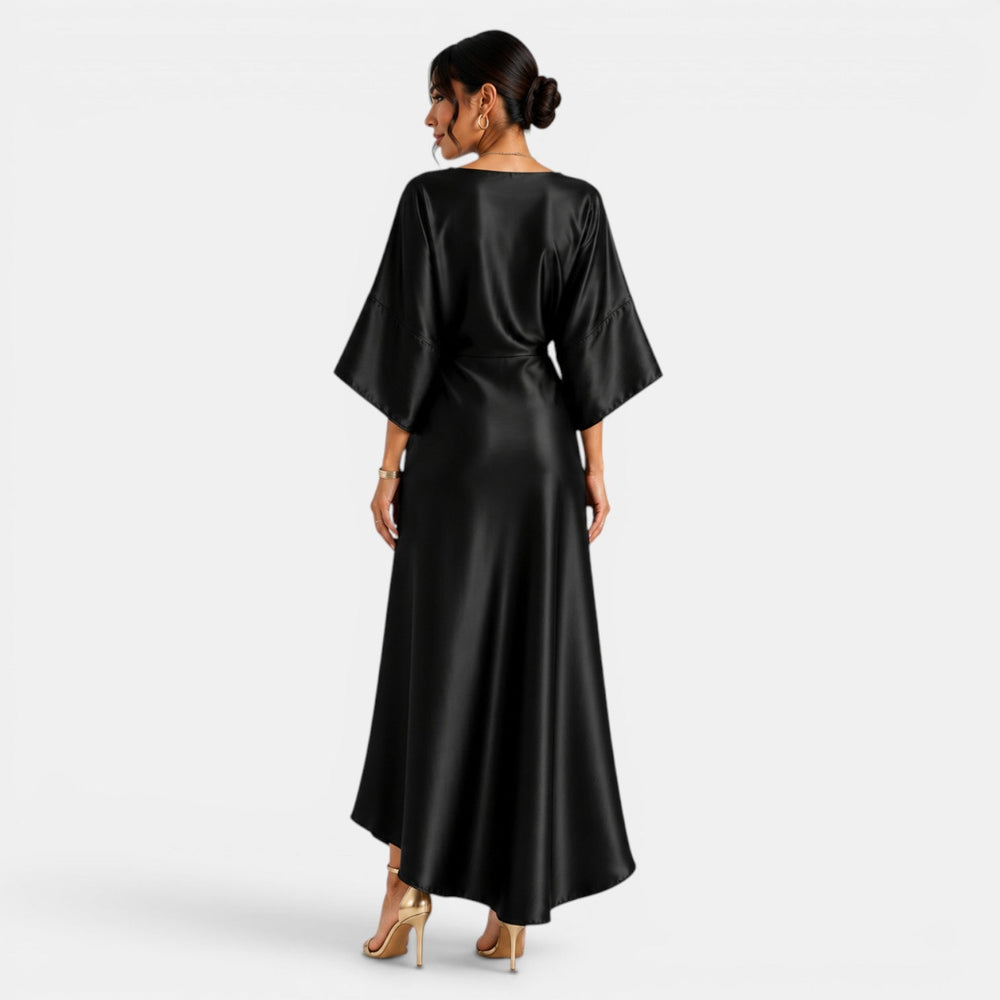 Women's Elegant Long Satin Dress