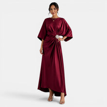 Women's Elegant Long Satin Dress