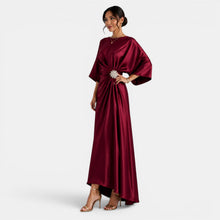 Women's Elegant Long Satin Dress