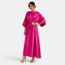Women's Elegant Long Satin Dress
