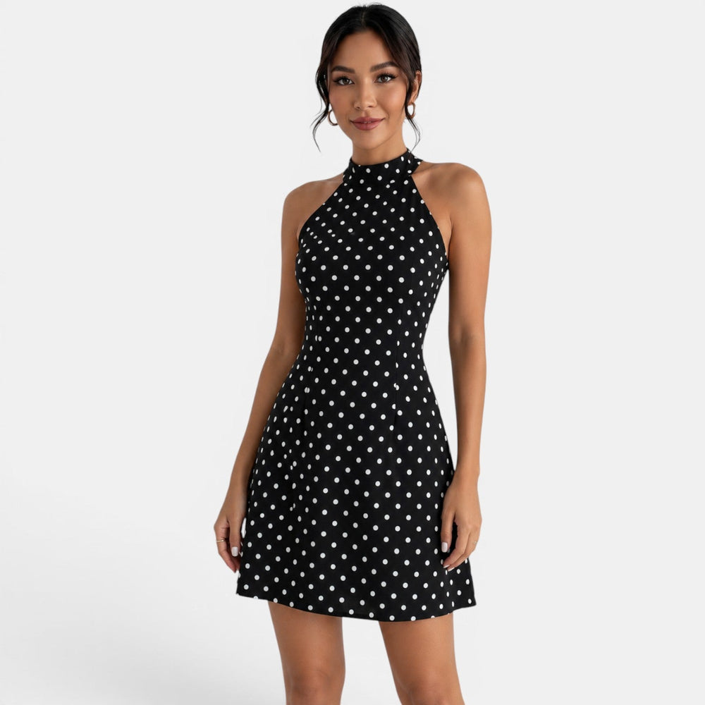 Women's Polka Dot Short Dress