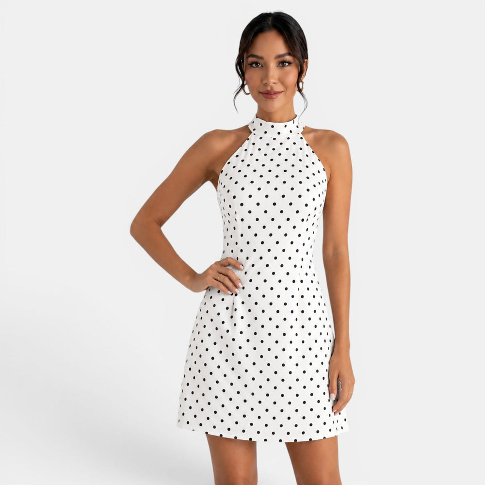 Women's Polka Dot Short Dress