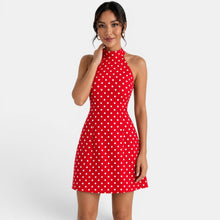 Women's Polka Dot Short Dress