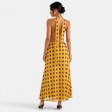 Long Yellow Polka Dot Dress
