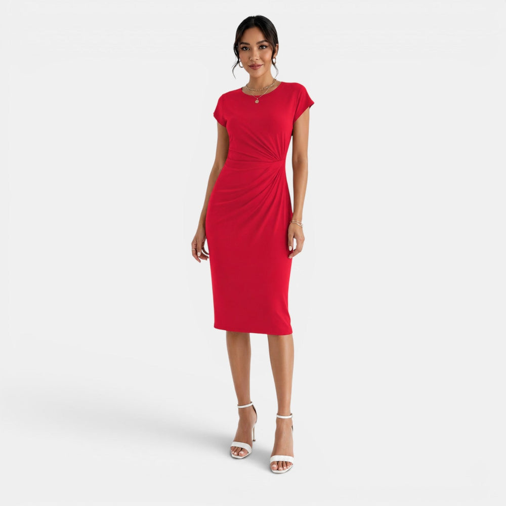 Women's Fitted Midi Dress
