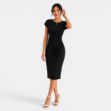 Women's Fitted Midi Dress
