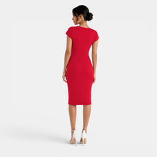 Women's Fitted Midi Dress