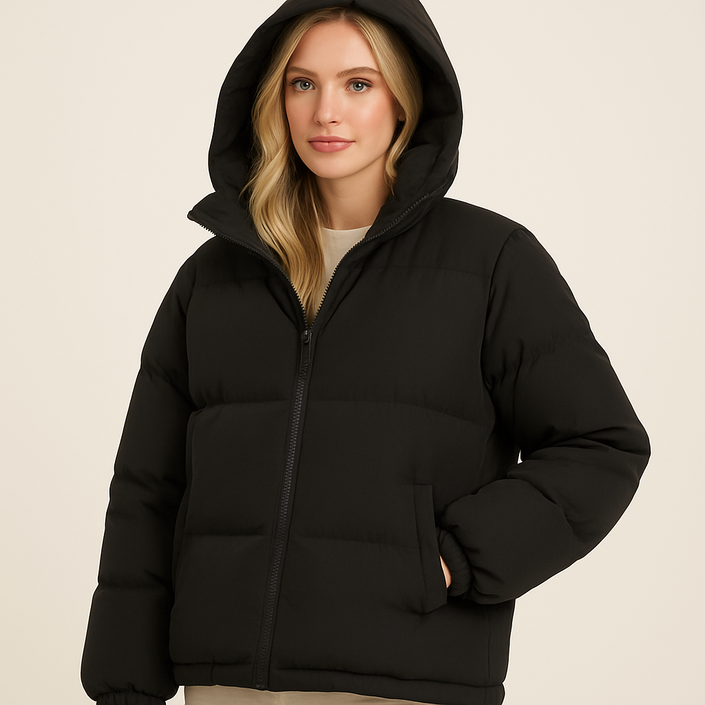 Shaun Women's Winter Coat – Warm Waterproof Jacket with Elegant Cut and Hood