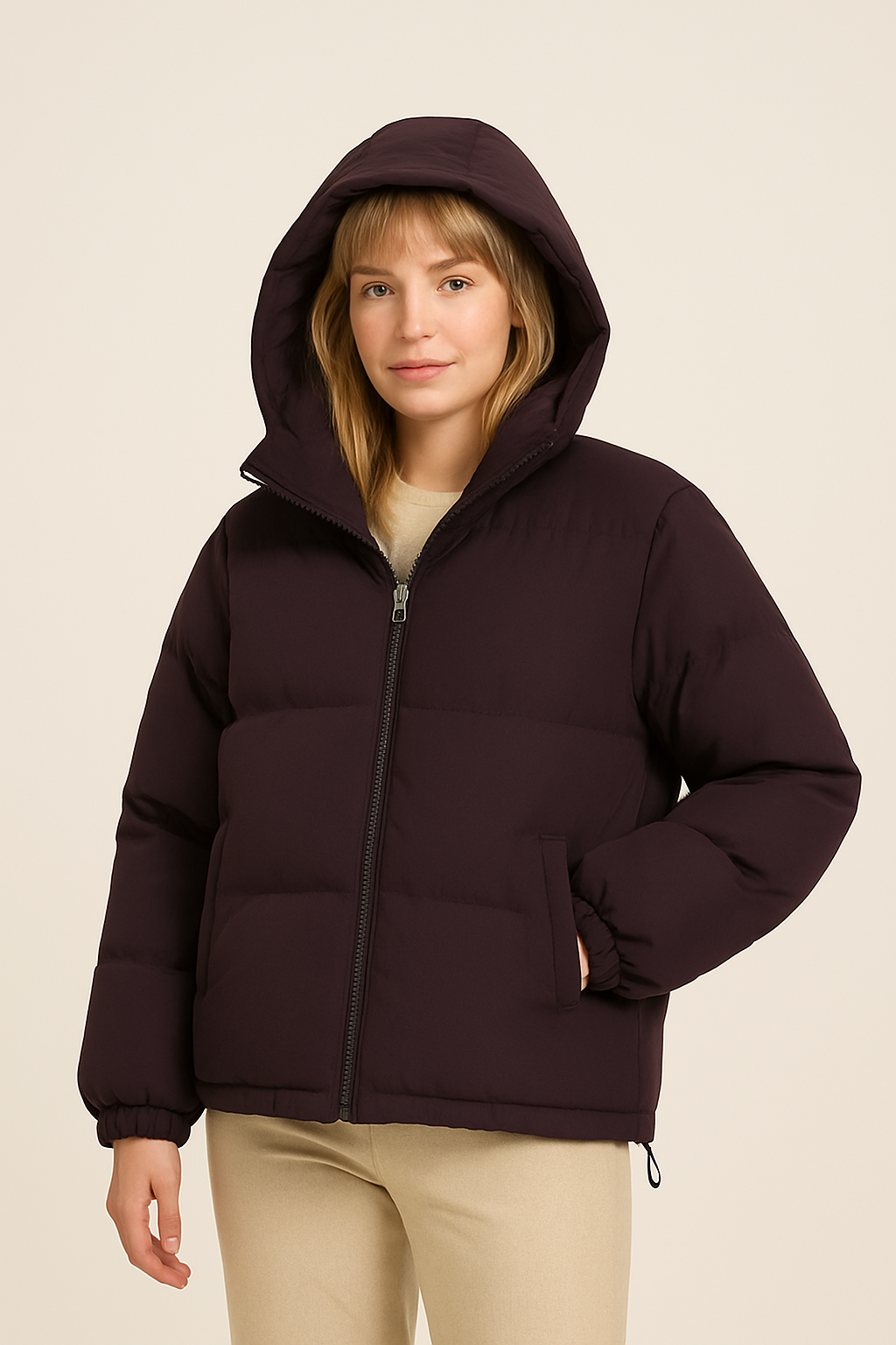 Shaun Women's Winter Coat – Warm Waterproof Jacket with Elegant Cut and Hood