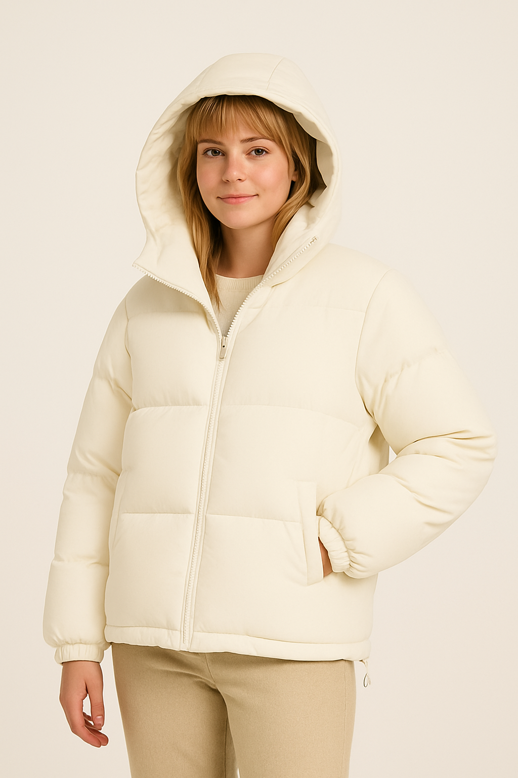 Shaun Women's Winter Coat – Warm Waterproof Jacket with Elegant Cut and Hood