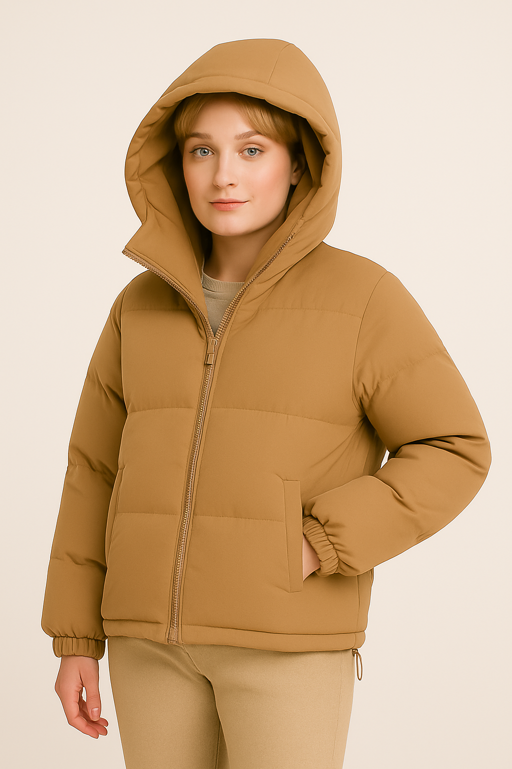 Shaun Women's Winter Coat – Warm Waterproof Jacket with Elegant Cut and Hood