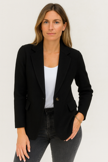 Valentina Women's Coat – Long Warm Elegant Modern Cut Mixed Wool Coat