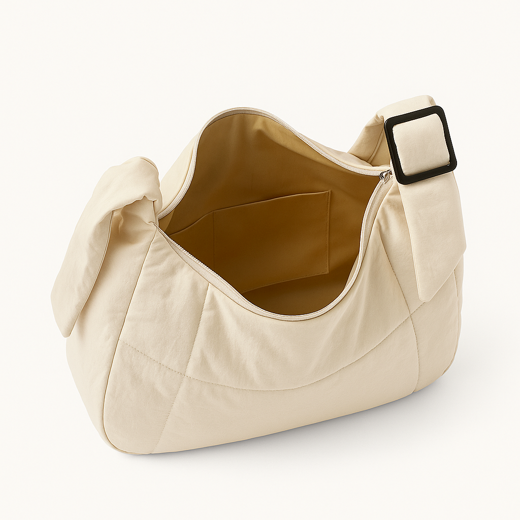 Lucille Women's Shoulder Bag – Large Elegant Bag with Compartments & Adjustable Strap
