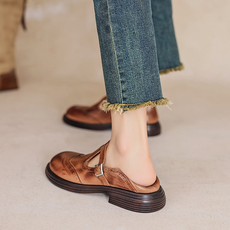 Alessia Elegant Leather Women's Sandals – Comfortable & Lightweight Summer Shoes
