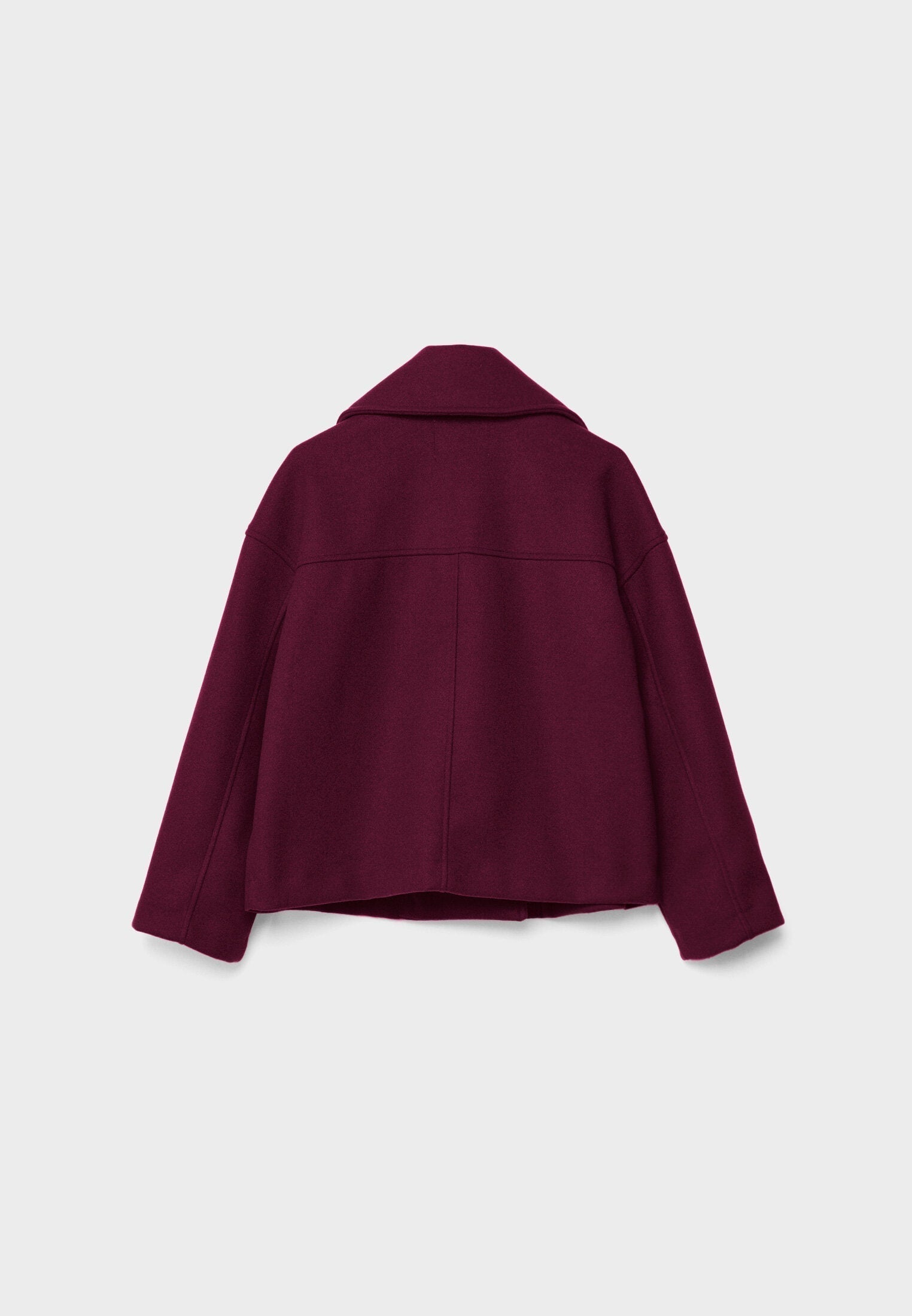 Olivia Femme Coat – Chic Short Double-Breasted Coat with Elegant Buttons & Modern Style