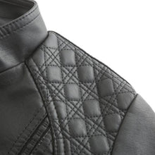 Janiyah Women's Leather Jacket – Chic Stand Collar, Zippers & Elegant Modern Style