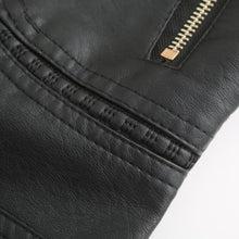Janiyah Women's Leather Jacket – Chic Stand Collar, Zippers & Elegant Modern Style