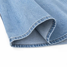 Romella – High Waisted Tiered A-Line Denim Maxi Skirt for Women