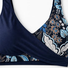 Marella – Contrast Wrap Floral High-Waist Bikini Set for Women