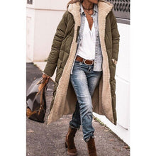 Rosalie Women's Winter Coat – Long Reversible Fleece Coat with Warm and Chic Hood