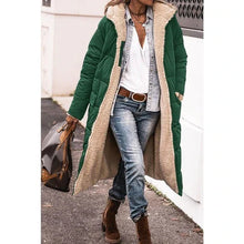 Rosalie Women's Winter Coat – Long Reversible Fleece Coat with Warm and Chic Hood