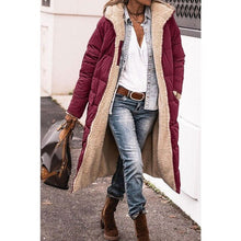 Rosalie Women's Winter Coat – Long Reversible Fleece Coat with Warm and Chic Hood