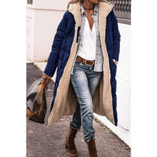 Rosalie Women's Winter Coat – Long Reversible Fleece Coat with Warm and Chic Hood