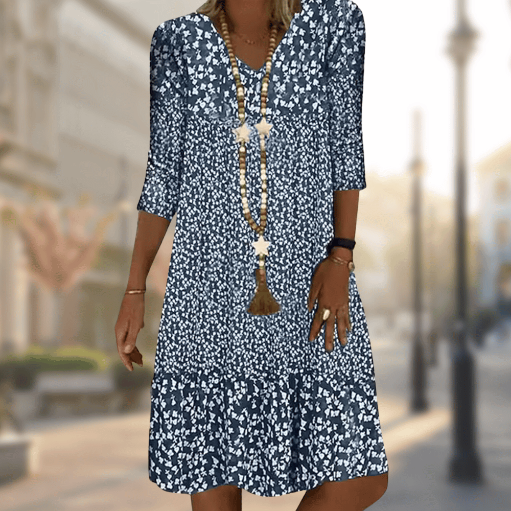 Robe Femme Solara – Elegant Midi Dress with Timeless Design and Comfortable Fit
