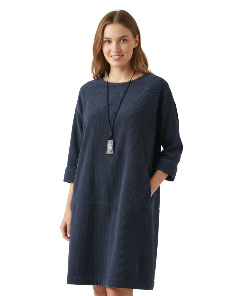 Amber Corduroy Tunic for Women – Relaxed Fit & Vintage Style Autumn/Winter