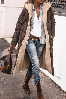 Theodora Manteau Femme – Elegant and Warm Reversible Coat for a Versatile Style