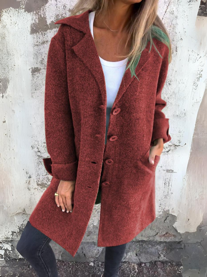 Sophie Woman Spring Coat – Premium Elegant & Light Wool Coat for Mid-Season