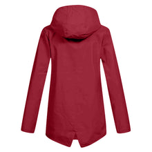 Daphne Long Coat Women Waterproof – Lightweight with Adjustable Hood for Rain