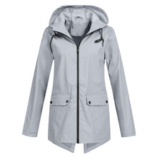 Daphne Long Coat Women Waterproof – Lightweight with Adjustable Hood for Rain