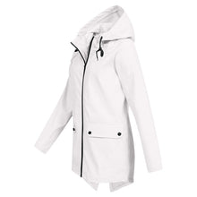 Daphne Long Coat Women Waterproof – Lightweight with Adjustable Hood for Rain