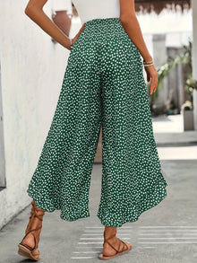 Floravia Women's Pants – High Waist Flowing Pants with Chic and Comfortable Floral Print