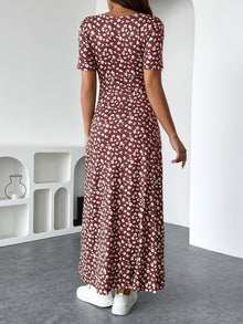Florezia Long Dress for Women – Chic and Flowing Floral Summer Dress for Feminine Elegance