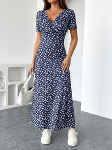 Florezia Long Dress for Women – Chic and Flowing Floral Summer Dress for Feminine Elegance