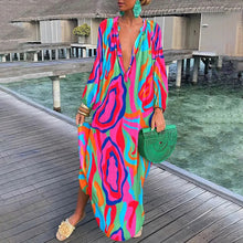Paulette Long Dress Woman – Bohemian Style Maxi Light Ideal for the Beach and Summer
